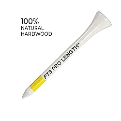 PrideSports PTS Wood Golf Tees | 175 Count, 2-3/4