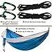 Camping Hammock for Outdoors - Double Hammock Size, Parachute Nylon, Snag-Proof Carabiners, 6 Gear Loops – Portable Hammock for Hiking, Backpacking, Travel by Emerald Mountain Outfitters