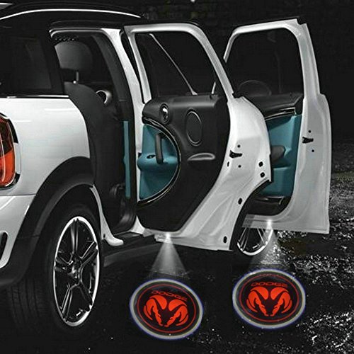 2 X 2014 Latest 6th Gen car door Shadow laser projector logo LED light for dodge all series challenger viper charger ram 1500 2500 3500 dart diesel power wagon sprinter dakota Nitro 2 X 2014 Latest 6th Gen car door Shadow laser projector logo LED light for dodge all series challenger viper charger ram 1500 2500 3500 dart diesel power wagon sprinter dakota Nitro