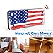 AntreeMAG 2-Pack Gun Magnet Mount, 55 lb Rating,Magnetic Gun Holster| Rubber Coated Gun Holder for Handgun, Shotgun, Rifles, Revolvers| Beside Holster, Using in Cars, Trucks, Wall, Desk