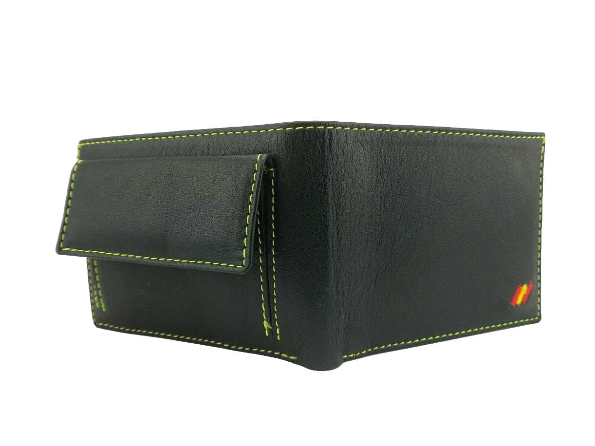 Piel Cabrera License Plate Wallet Mod. 810 Green