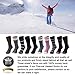 Three street Warm Thermal Socks, Unisex Winter Fur Lined Boot Thick Insulated Heated Socks For Cold Weather