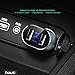 HAVIT 3.1A Dual USB Port Universal Car Charger with Voltage Real-Time LED Display and Intelligent Charging Chip - Black