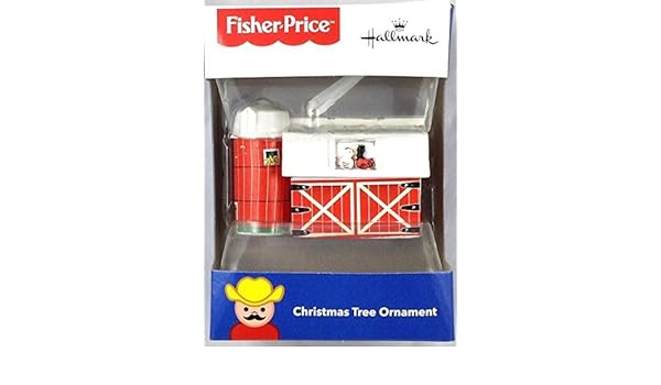fisher price barn ornament