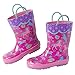 Stephen Joseph All Over Print Rain Boots, Girl Horse, 13