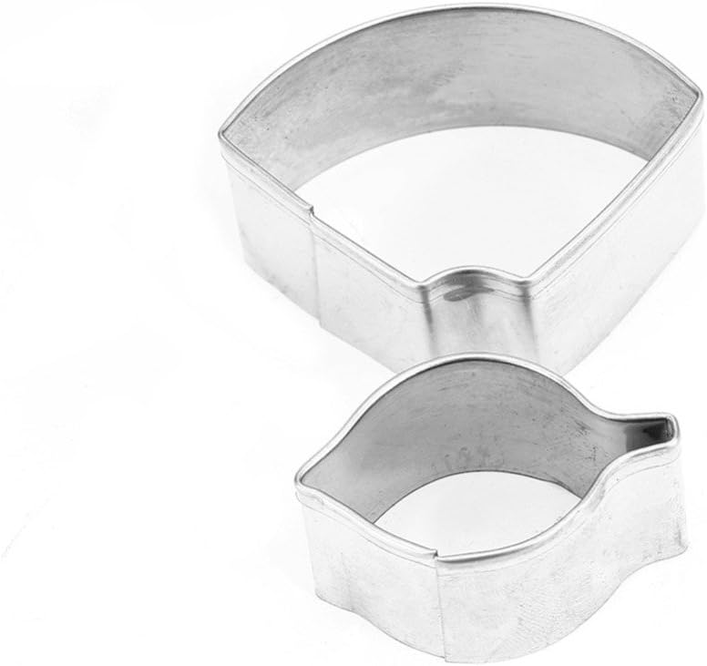 Affe 2pcs/set Stainless Steel Daffodil Petal Cutters Set Cake Decorating Mold