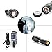 Alonefire flashlight led tactical flashlight insight flashlights 800 lumens xml T6 Adjustable 5 modes Zoomable Focus black Torch for defensive self defense Handheld Home Sports Outdoors Camping Hiking