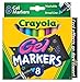 Crayola 8 Count Gel FX Washable Markers | Construction Paper Crayons, Assorted Colors, Set of 16 | 16CT Metallic FX Crayons | Pencil and Crayon Sharpener