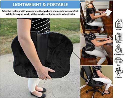 image for Sleekform Orthopedic Coccyx Seat Cushion for Office Chair - 15% Coolin