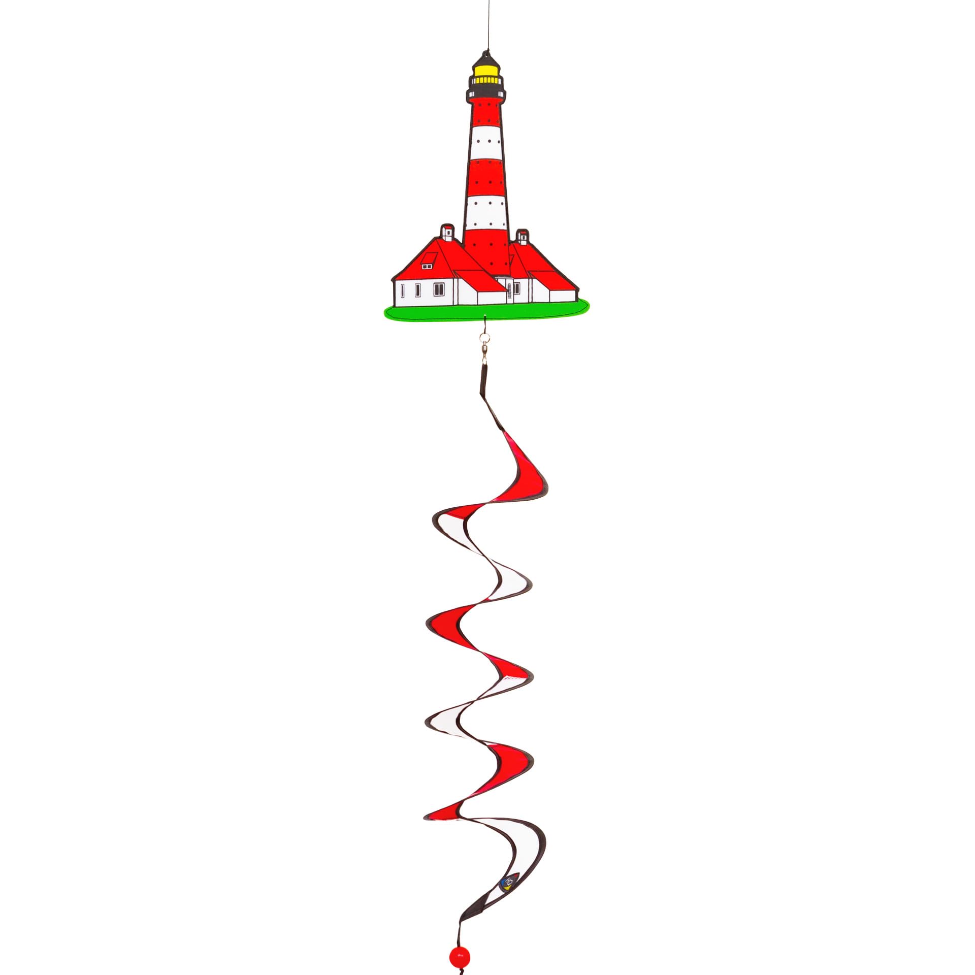 Invento Twist Lighthouse Weathervane Figurines, Red