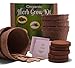 5 Herb Garden Seeds Starter Kit - Grow Cilantro, Parsley, Thyme, Sage and Basil Plant - Seedlicious Gardening Set Includes Everything a Kitchen Gardener Needs for Great Indoor Culinary Herbs