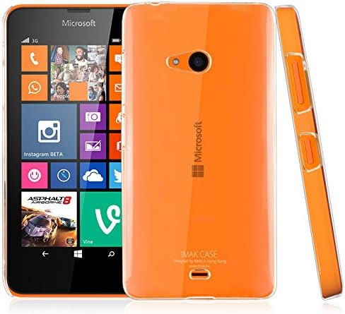 Thinkzy Soft Silicon Back Case Cover for Microsoft Lumia 540 (Transparent)