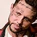 EBaokuup Halloween Face Tattoo Set,Oxhead Face Temporary Tattoos,Cow Skull Face Tattoos Stickers for Halloween Costume Accessories