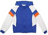 Kids Soft Brushed Fleece Zip-Up Hooded Sweatshirt Sports Hoodie for Boys or Girls 4-12 Years