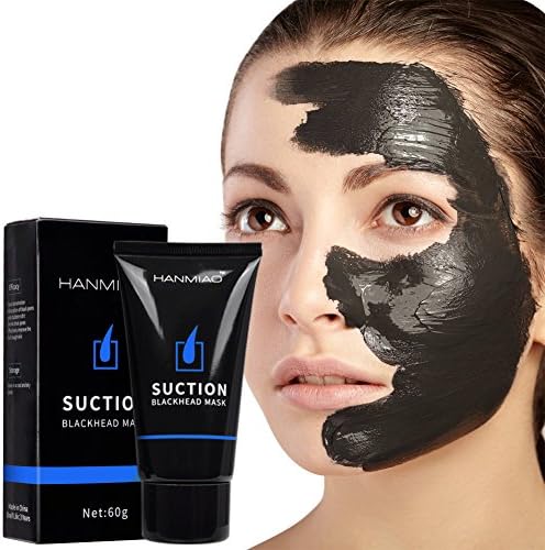 HANMIAO Blackhead Remover Mask, Peel Off Mask,Face Blackhead Mask , Charcoal Mask, Blackhead Peel Off Mask and Brush Kit 60 gram(2.11 )ounce
