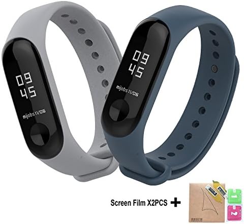 GUYO Miband 3 Strap Replacement Strap Wristband WatchBand Accessories for Xiaomi Mi Band 3(Original Fashion Design)