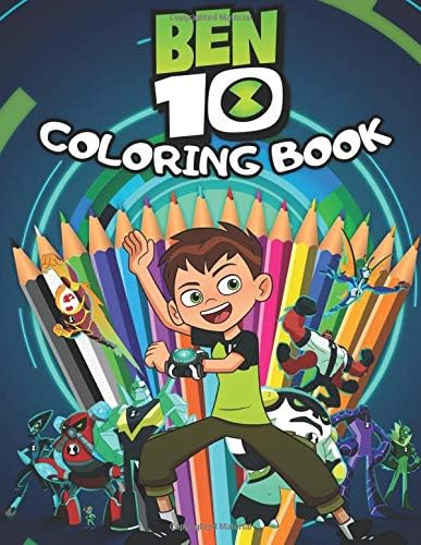 BEN 10 Coloring Book: 36 Exclusive Illustrations with Mazes and Puzzles Paperback – April 22, 2019