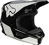 Fox Racing V1 REVN Helmet, Black/White, X-Large