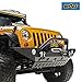 EAG Classic Front Bumper with Skid and Winch Plate Fit for 07-18 Wrangler JK