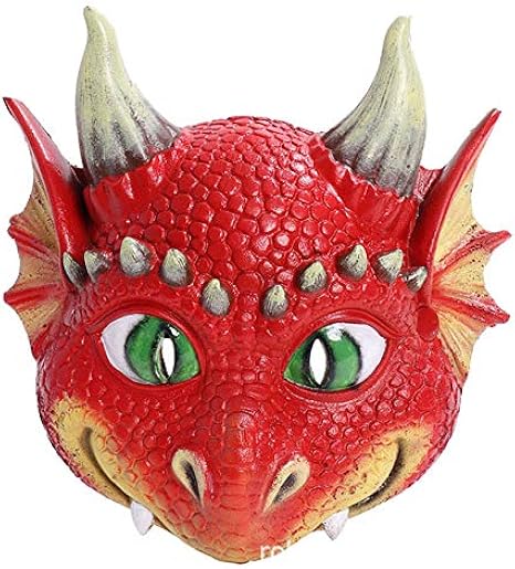 Amazon.com: Kids Dragon Mask Children Dress Up Costume for Performance