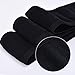 eBoot Spa Make up Headband Terry Cloth Headband Stretch Yoga Sport Headband Shower Headband, 3 Pieces (Black)