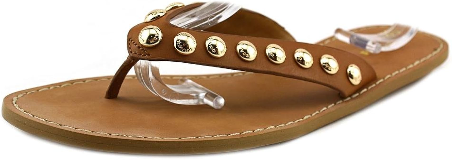 Amazon.com | COACH Cascade Women Open Toe Leather Flip Flop Sandal | Loafers & Slip-Ons