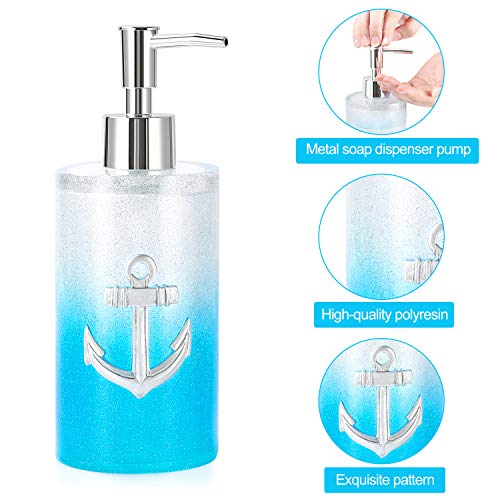 Bathroom-Accessories-Set-5-PCS-Resin-Glass-Bath-Ensemble-Set-Soap-Dispenser-Soap-Dish-Tumble-Cup-Toothbrush-Holder-Cotton-Canister-Modern-Bathroom-Home-Decor-Countertop-Vanity-Organizer Bathroom Accessories Set, 5 PCS Resin Glass Bath Ensemble Set - Soap Dispenser + Soap Dish + Tumble Cup + Toothbrush…