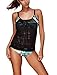Urban Virgin Women Bandage Pinup Two Pieces Bikini Push Up Tankini with triangel Brief