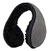 Eianru Polar Fleece Ear Cover Foldable Wrap Winter Accessory Outdoor EarMuffs,Gray