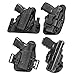 Alien Gear ShapeShift Core Carry Pack - 4 Different Holsters in 1 - IWB, Appendix, OWB Paddle, and OWB Belt Slide Included – Conceal or Open Carry - Starter Set for Anything in The ShapeShift System!