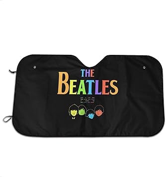 Amazon Co Jp The Beatles ビートルズ 車用遮光サンシェード フロントガラス日よけ紫外線を遮断するサンバイザープロテクター折りたたみ吸盤取付 70x130 Cm スポーツ アウトドア
