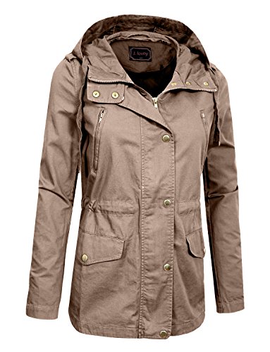 J. LOVNY Women's Versatile Military Anorak Jacket