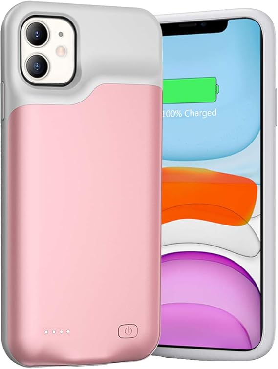 Battery Case for iPhone 11, 6000mAh UltraSlim Portable