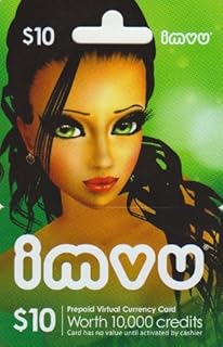 Imvu 10 Game Card