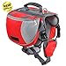 Lifeunion Adjustable Service Dog Supply Backpack Saddle Bag for Camping Hiking Training(Red,Medium)