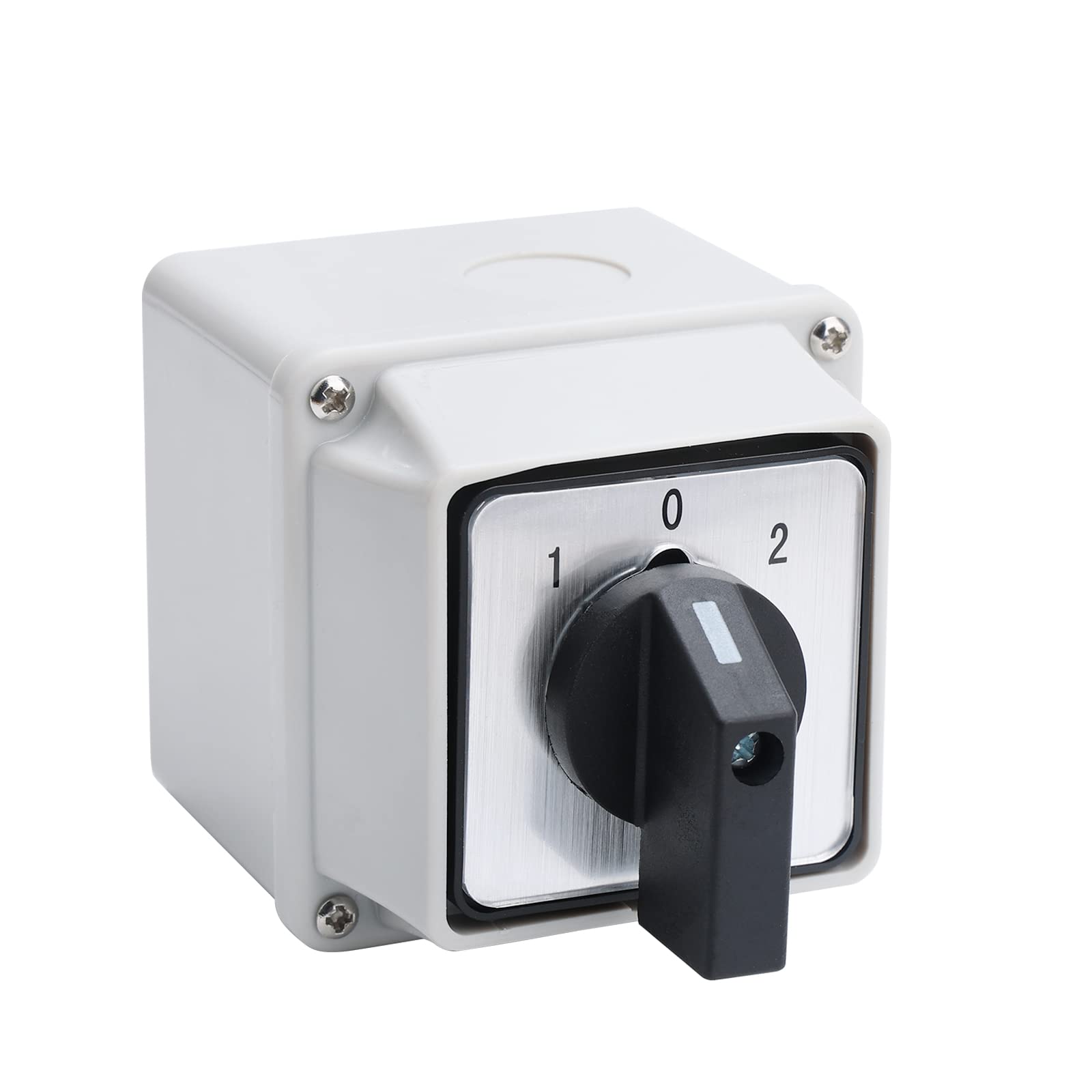 APIELE LW26/2 Rotary Switch Box 20A Cam Switch 3 Position 8 Terminals 440V 3 Phase Universal Rotary Cam Selector Box