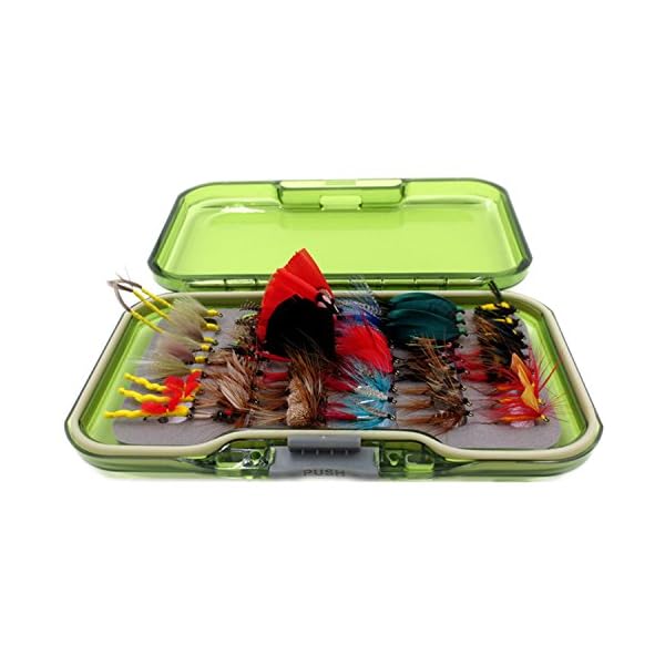 Flyafish-Vintage-54pcs-Dry-Flies-Fly-Lure-Bass-Bait-Lure-Stream-Trout-Fishing