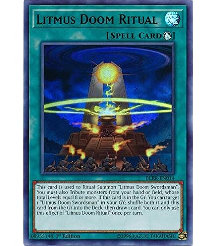 Yu-Gi-Oh! - Litmus Doom Swordsman - BLRR-EN013 - Ultra Rare - 1st Edition