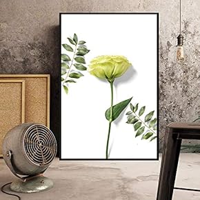 Floating Framed Canvas Wall Art for Living Room, Bedroom Flowers Canvas Prints for Home Decoration Ready to Hang - 16x24 inches