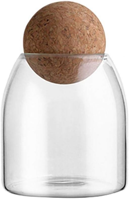 Amazon Tefuanan 500ml 800ml 10ml キャニスター ガラス ガラス瓶 ガラス貯蔵タンク おしゃれ 保存容器 密封缶 穀物 食品貯蔵容器 茶容器 茶の葉 お菓子 砂糖 香料キッチン貯蔵 保存容器 キャニスター オンライン通販