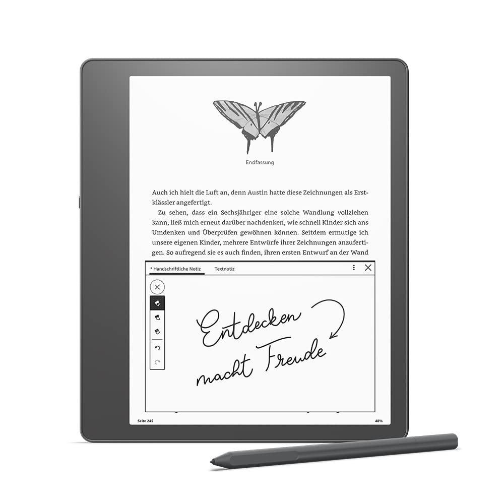 #Zertifiziert und generalüberholt Kindle Scribe, der erste Kindle mit Schreibfunktion, mit 10,2-Zoll-Paperwhite-Display mit 300 pp ...