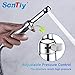 Hand Held Bidet Sprayer for Toilet, SonTiy Baby Cloth Diaper Sprayer for Toilet Water Sprayer Chrome-Solid Brass-3 Years Warranty-Adjustable Pressure Control