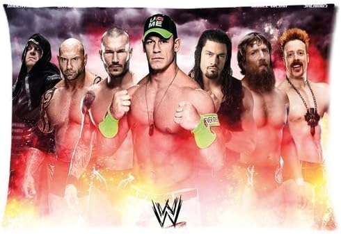 Custom WWE World Wrestling Entertainment Home Decorative Pillowcase Pillow Case Cover 20x30 Two Sides Print