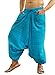 SARJANA HANDICRAFTS Men's Cotton Harem Genie Dance Yoga Alibaba Hippie Pants