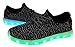 EcoCity Casual Comfortable Toddler Kids Shoes Fashion Colorful Led Light Up Sneaker for Boys Girls Breathable Slip-on Loafers (KS001B1-34)