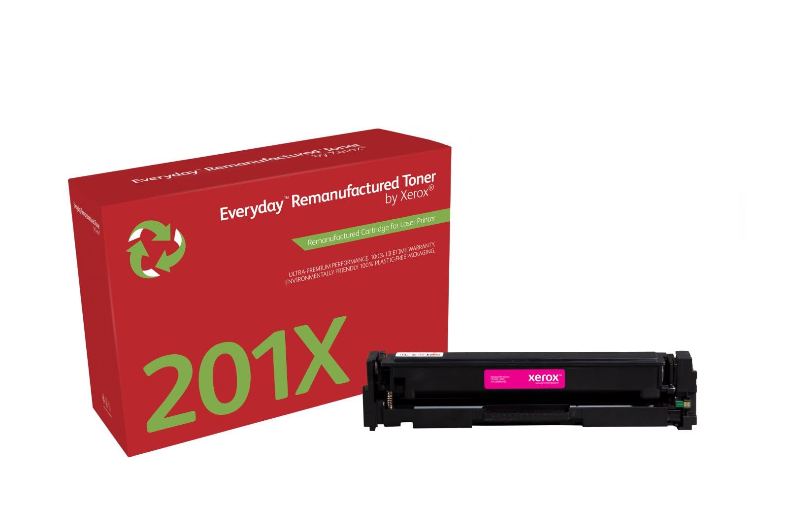 Everyday by Xerox Compatible HP 201X CF403X Magenta Toner, High Capacity, Remanufactured