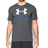 Under Armour Men's Sportstyle Logo T-Shirt, Carbon Heather/Royal, Small