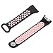 Band Compatible Gear Fit2 Pro /Fit2 , Kmasic Silicone Sport Replacement Strap for Samsung Gear Fit 2 Pro & Fit 2, Black/Pink