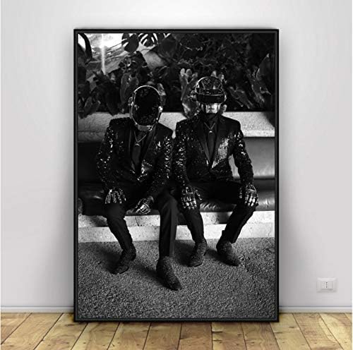 NVRENHUA Daft Punk Art Poster Home Decor 50X75Cm Frameless