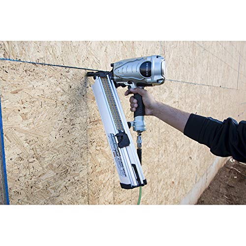 Hitachi NR90AES1 2Inch to 31/2Inch Plastic Collated Framing Nailer
